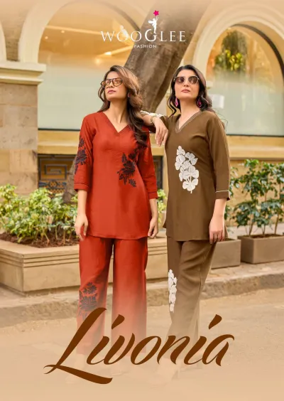 Wooglee Livonia — Kurti Pant Sets, Wooglee wholesale from Surat — view 1