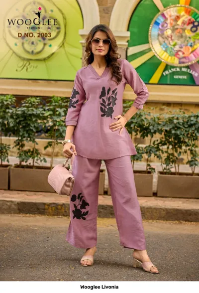 Wooglee Livonia — Kurti Pant Sets, Wooglee wholesale from Surat — view 2