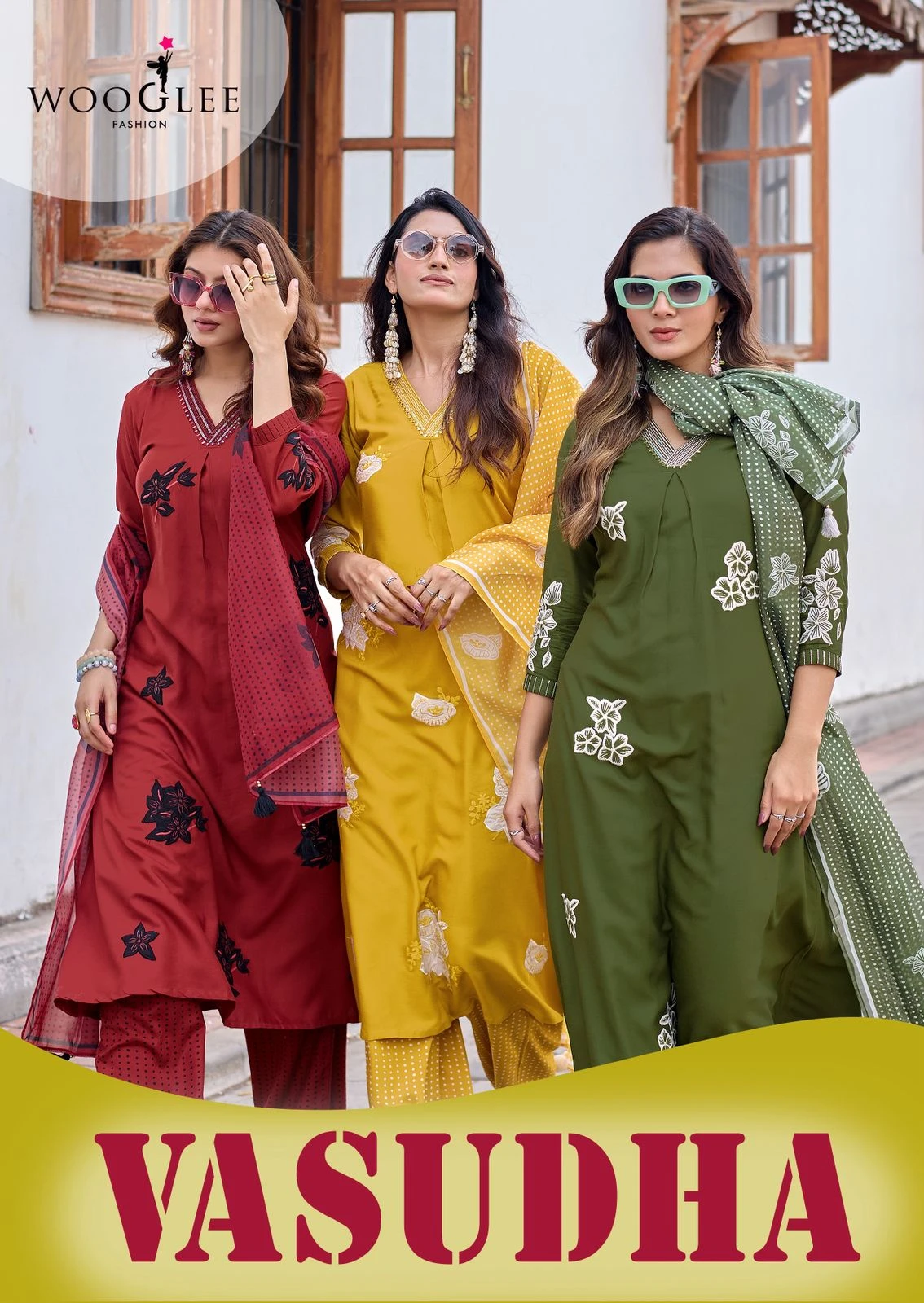 Wooglee Vasudha — Stitched Suits, Wooglee wholesale from Surat — view 1