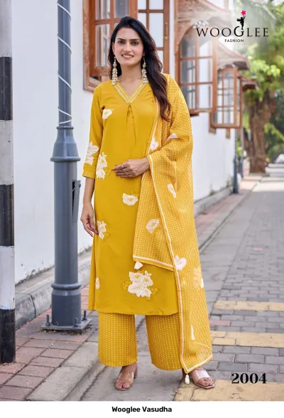Wooglee Vasudha — Stitched Suits, Wooglee wholesale from Surat — view 4