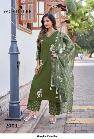 Wooglee Vasudha — Stitched Suits, Wooglee wholesale from Surat — view 7