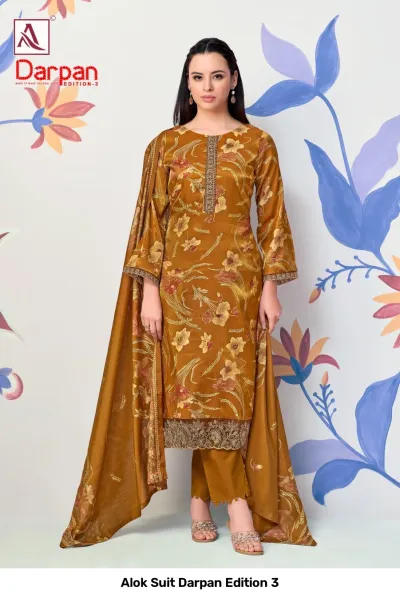 Alok Suit Darpan Edition 3 — Semi Stitched Suits, Alok Suit wholesale from Surat — view 6