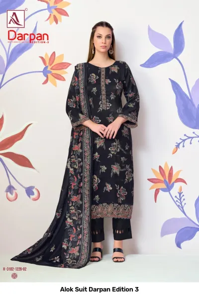 Alok Suit Darpan Edition 3 — Semi Stitched Suits, Alok Suit wholesale from Surat — view 7