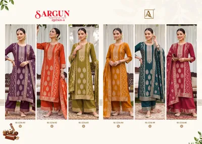 Alok Suit Sargun Edition 8 — Semi Stitched Suits, Alok Suit wholesale from Surat — view 8