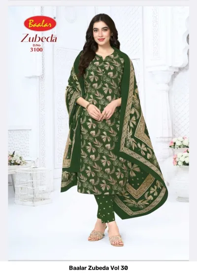Baalar Zubeda Vol 30 — Karachi Cotton Dress Material, Baalar wholesale from Surat — view 15