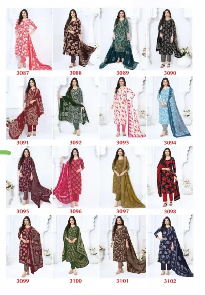 Baalar Zubeda Vol 30 — Karachi Cotton Dress Material, Baalar wholesale from Surat — view 18