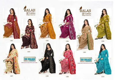 Balaji Sui Dhaaga Vol 12 design 12 of 12 — Pure Cotton Unstitched Dress Materials with print by Balaji Cotton, wholesale Surat