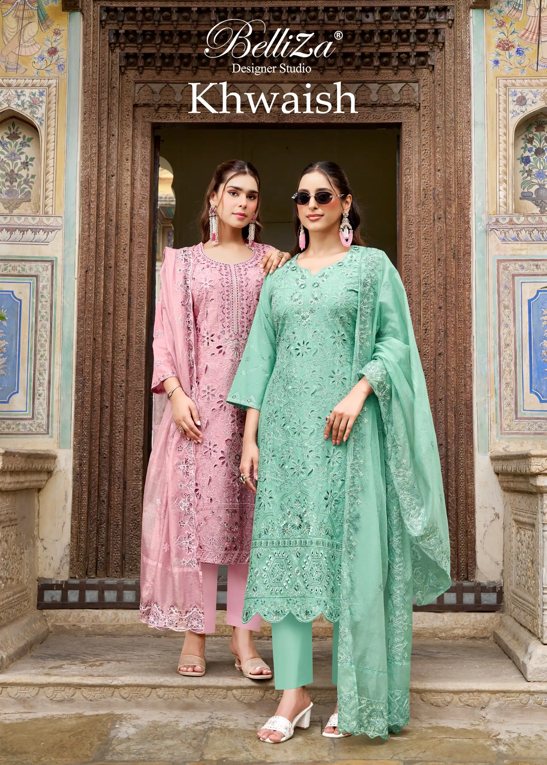 Belliza Khwaish — Semi Stitched Suits, Belliza Designer Studio wholesale from Surat — view 1