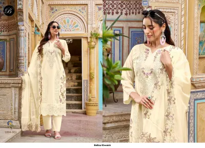 Belliza Khwaish — Semi Stitched Suits, Belliza Designer Studio wholesale from Surat — view 3