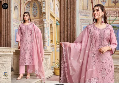 Belliza Khwaish — Semi Stitched Suits, Belliza Designer Studio wholesale from Surat — view 4