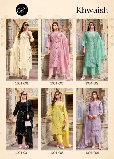 Belliza Khwaish — Semi Stitched Suits, Belliza Designer Studio wholesale from Surat — view 8