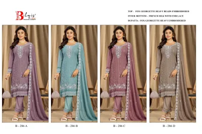 Bilqis B 286 ABCD — Pakistani Suits, Bilqis wholesale from Surat — view 5