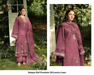 Deepsy Elaf Premium 10 Luxury Lawn — Pakistani Suits, Deepsy Suits wholesale from Surat — view 6