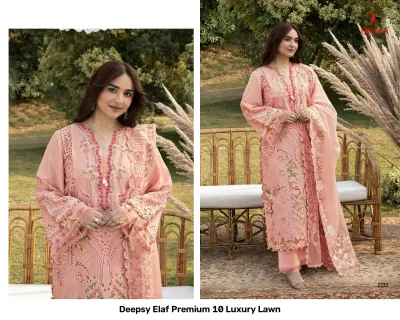 Deepsy Elaf Premium 10 Luxury Lawn — Pakistani Suits, Deepsy Suits wholesale from Surat — view 7