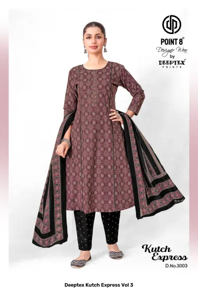 Deeptex Kutch Express Vol 3 — Readymade Suits, Deeptex Prints wholesale from Surat — view 4