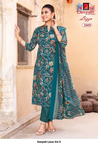 Ganpati Lizza Vol 3 — Pure Cotton Printed, Readymade Suits, Ganpati Cotton Suit wholesale from Surat — view 10