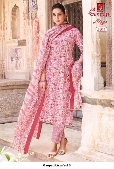 Ganpati Lizza Vol 3 — Pure Cotton Printed, Readymade Suits, Ganpati Cotton Suit wholesale from Surat — view 12