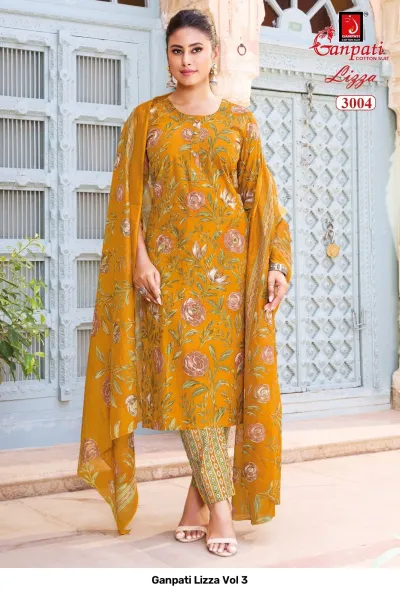 Ganpati Lizza Vol 3 — Pure Cotton Printed, Readymade Suits, Ganpati Cotton Suit wholesale from Surat — view 5