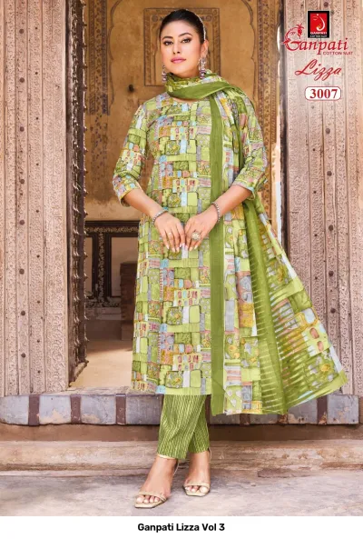 Ganpati Lizza Vol 3 — Pure Cotton Printed, Readymade Suits, Ganpati Cotton Suit wholesale from Surat — view 8