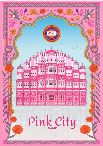 Jsc Pink City Vol 1 — Unstitched Dress Materials, Jsc wholesale from Surat — view 1