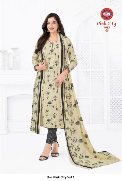 Jsc Pink City Vol 1 — Unstitched Dress Materials, Jsc wholesale from Surat — view 14