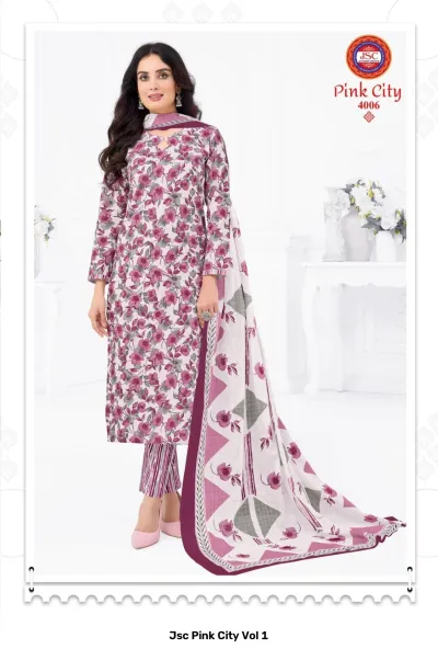 Jsc Pink City Vol 1 — Unstitched Dress Materials, Jsc wholesale from Surat — view 7