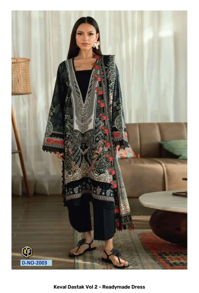 Keval Dastak Vol 2 - Readymade Dress — Pure Cotton Printed, Pakistani Readymade Suits, Keval Fab wholesale from Surat — view 5
