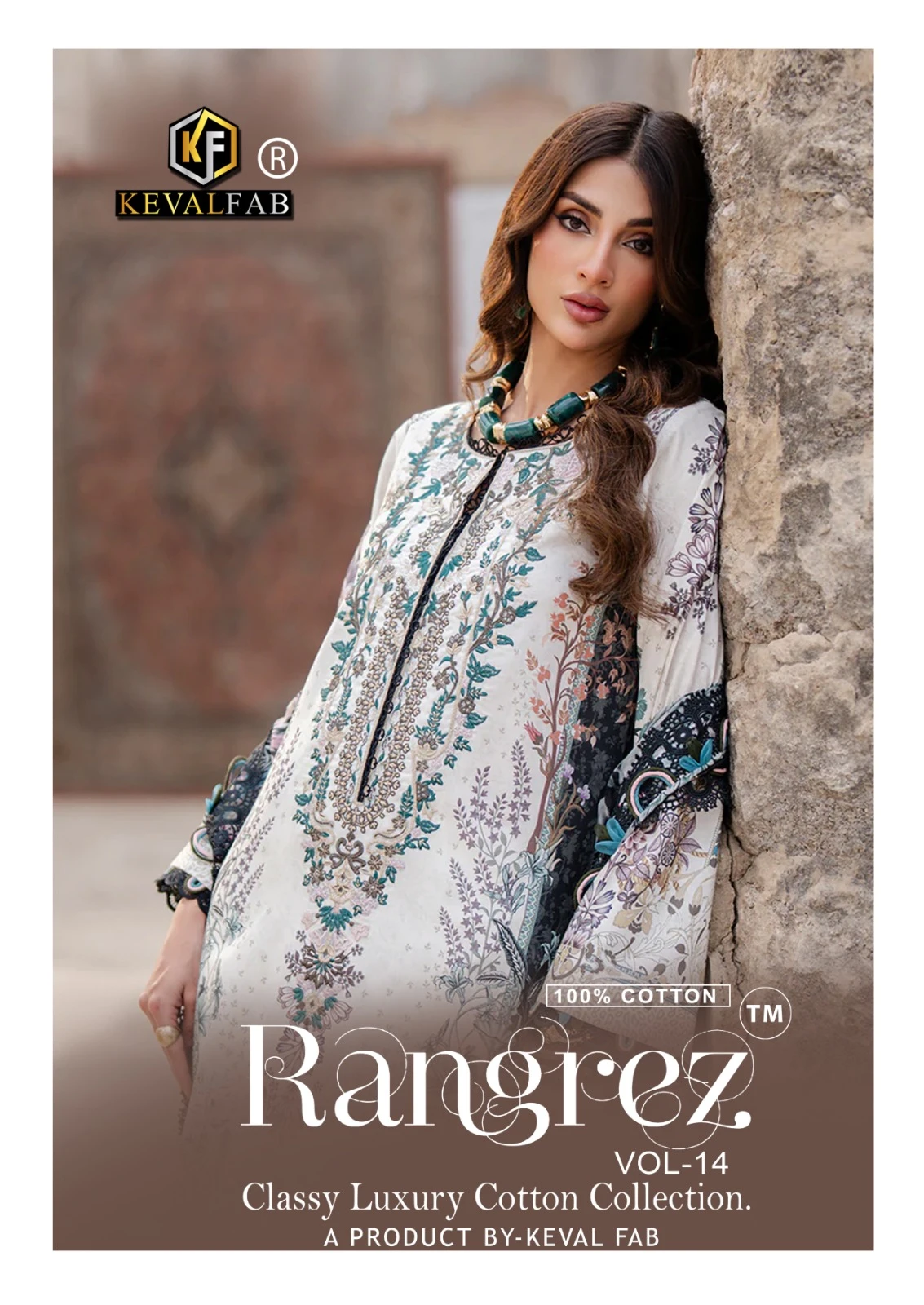 Keval Rangrez Vol 14 — Karachi Pattern Dress, Keval Fab wholesale from Surat — view 1