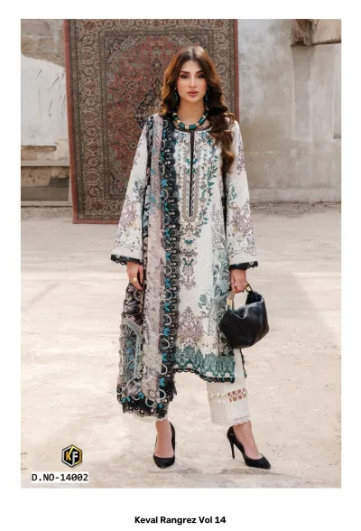 Keval Rangrez Vol 14 — Karachi Pattern Dress, Keval Fab wholesale from Surat — view 2