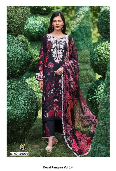 Keval Rangrez Vol 14 — Karachi Pattern Dress, Keval Fab wholesale from Surat — view 6