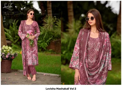 Levisha Mashakali Vol 2 — Semi Stitched Suits, Levisha wholesale from Surat — view 2