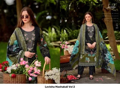 Levisha Mashakali Vol 2 — Semi Stitched Suits, Levisha wholesale from Surat — view 5