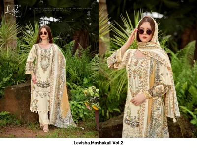 Levisha Mashakali Vol 2 — Semi Stitched Suits, Levisha wholesale from Surat — view 7