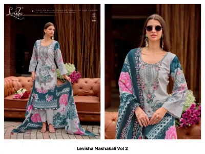Levisha Mashakali Vol 2 — Semi Stitched Suits, Levisha wholesale from Surat — view 8