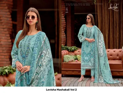 Levisha Mashakali Vol 2 — Semi Stitched Suits, Levisha wholesale from Surat — view 9