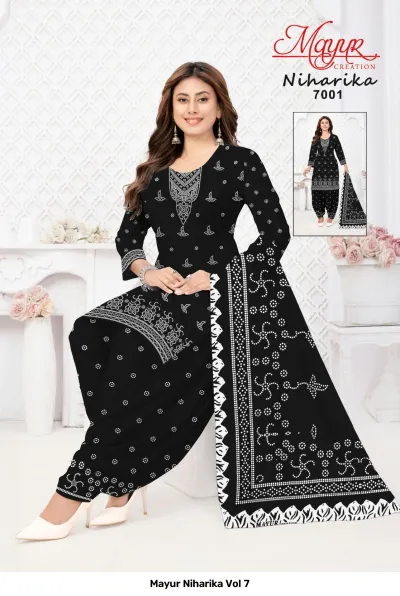 Mayur Niharika Vol 7 — Unstitched Dress Materials, Mayur Creation wholesale from Surat — view 10