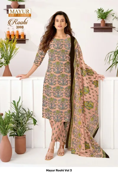 Mayur Roohi Vol 3 — Unstitched Dress Materials, Mayur Creation wholesale from Surat — view 9