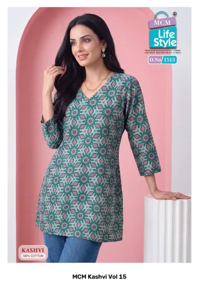 MCM Kashvi Vol 15 — Kurtis Catalog, MCM Lifestyle wholesale from Surat — view 10