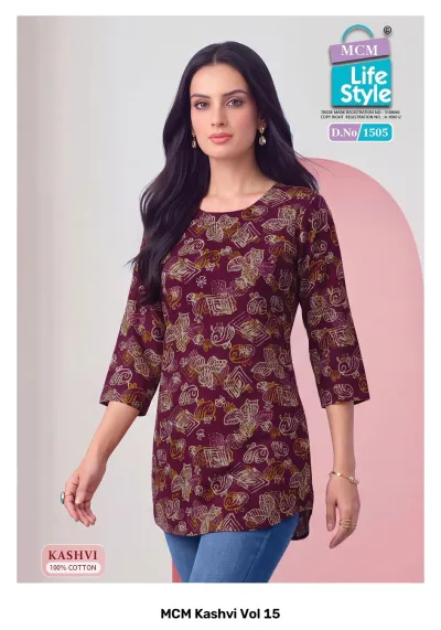 MCM Kashvi Vol 15 — Kurtis Catalog, MCM Lifestyle wholesale from Surat — view 2