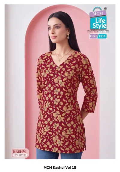 MCM Kashvi Vol 15 — Kurtis Catalog, MCM Lifestyle wholesale from Surat — view 7