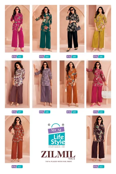 MCM Zilmil Vol 6 — Co Ord Sets, MCM Lifestyle wholesale from Surat — view 12