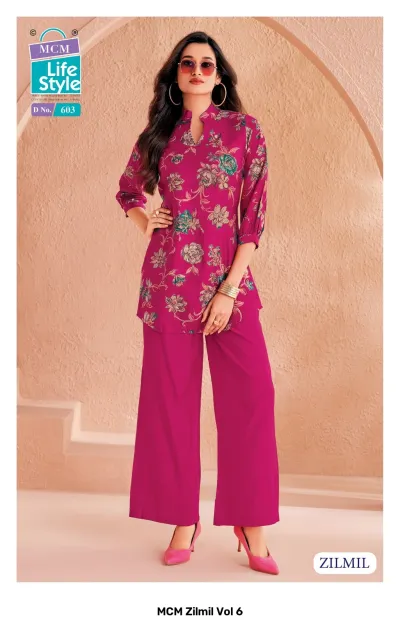 MCM Zilmil Vol 6 — Co Ord Sets, MCM Lifestyle wholesale from Surat — view 2