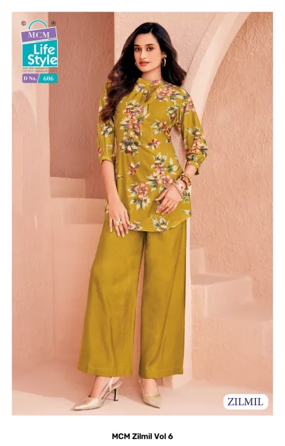 MCM Zilmil Vol 6 — Co Ord Sets, MCM Lifestyle wholesale from Surat — view 4