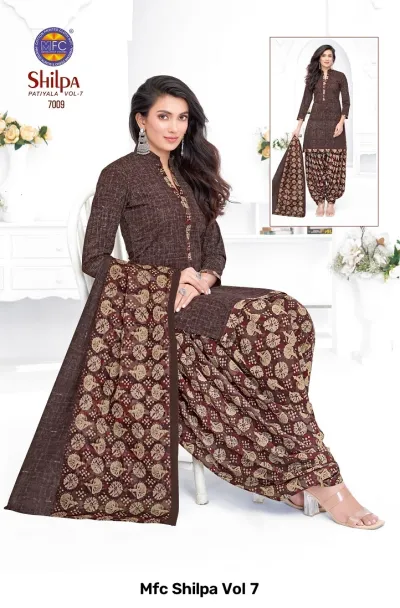Mfc Shilpa Vol 7 — Unstitched Dress Materials, MFC wholesale from Surat — view 10