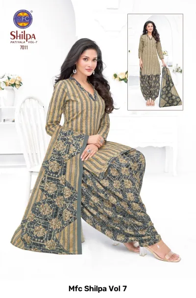 Mfc Shilpa Vol 7 — Unstitched Dress Materials, MFC wholesale from Surat — view 12