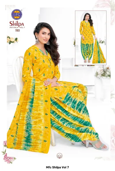 Mfc Shilpa Vol 7 — Unstitched Dress Materials, MFC wholesale from Surat — view 4