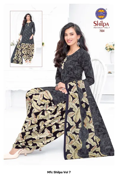 Mfc Shilpa Vol 7 — Unstitched Dress Materials, MFC wholesale from Surat — view 5