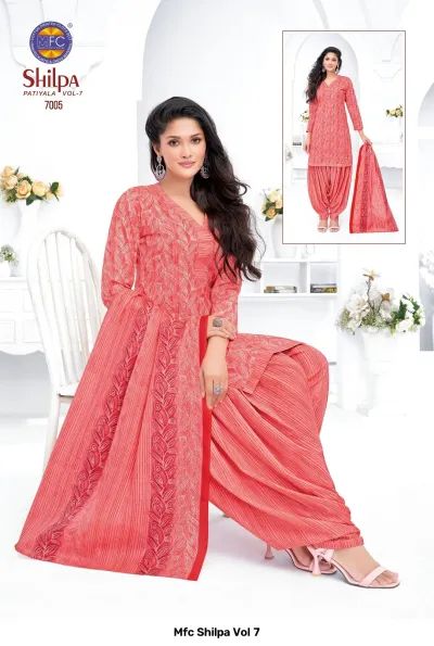 Mfc Shilpa Vol 7 — Unstitched Dress Materials, MFC wholesale from Surat — view 6