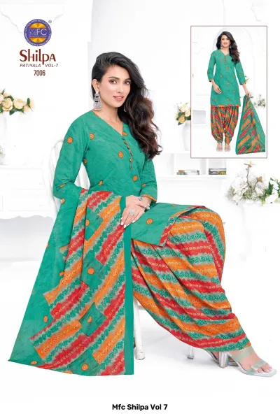 Mfc Shilpa Vol 7 — Unstitched Dress Materials, MFC wholesale from Surat — view 7