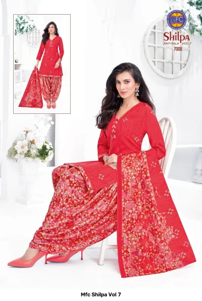 Mfc Shilpa Vol 7 — Unstitched Dress Materials, MFC wholesale from Surat — view 9